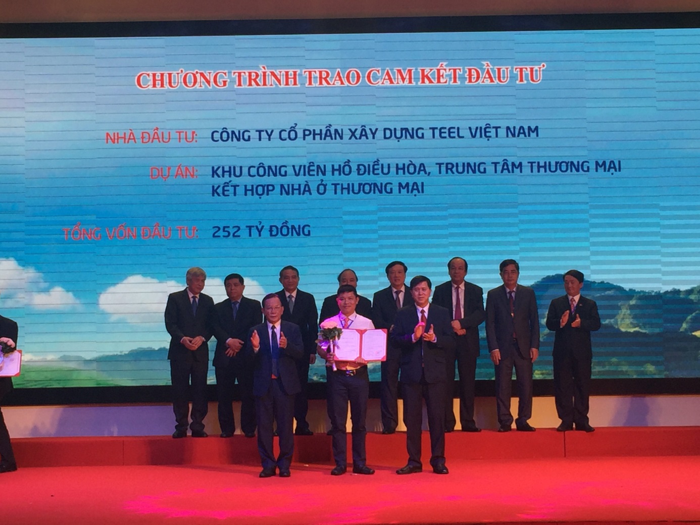 Công ty cổ phần xây dựng TEEL Việt Nam dự Hội nghị xúc tiến đầu tư tỉnh Sơn La ngày 17/7/2017 tại Mộc Châu, Sơn La